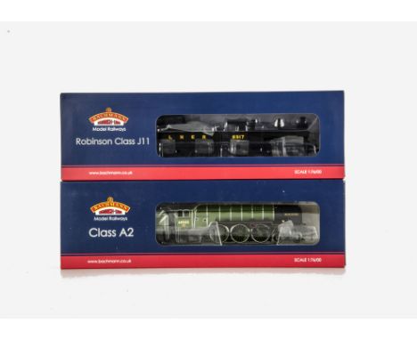Two Bachmann OO Gauge LNER Locomotives and Tenders, comprising ref 31-527K (Bachmann Club LE 127/504) class A2 4-6-2 no 60532