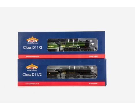 Two Bachmann OO Gauge ex-LNER Class D11/2 4-4-0 Locomotives and Tenders, comprising ref 31-135 'Director' 4-4-0 no 62690 'The