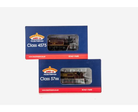 Two Bachmann OO Gauge London Transport Tank Locomotives, comprising ref 32-217 57xx class 0-6-0PT no L89, together with ref 3
