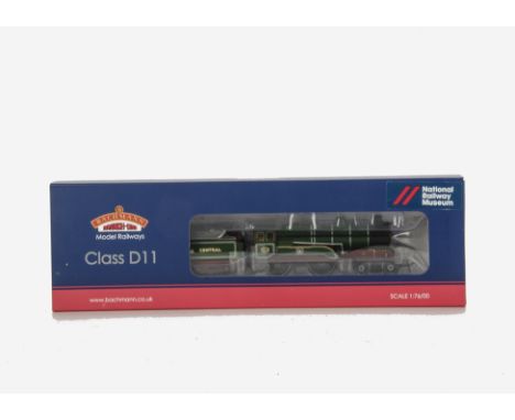 A Bachmann OO Gauge NRM Special Edition GCR Robinson D11 Class 4-4-0 Locomotive and Tender, with Bachmann ref 31-145NRM, depi