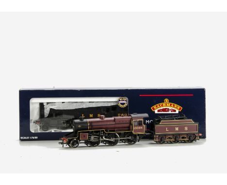Two Bachmann OO Gauge LMS Locomotives, comprising ref 32-875 Fairburn 2-6-4T no 2691 in LMS plain black, together with ref 32