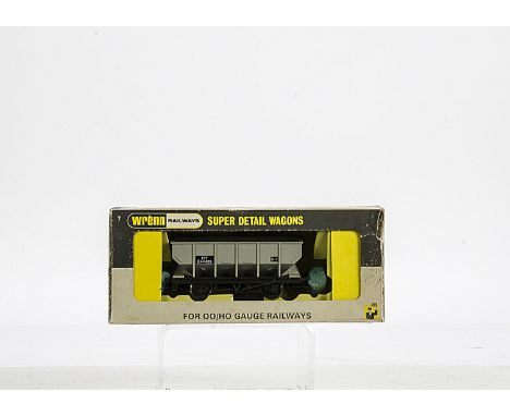 Rare Wrenn 00 Gauge Wagons, W4644 BR Grey Hopper Wagon x 3, all in original Wrenn long boxes, VG-E, boxes VG-E (3), only 115 