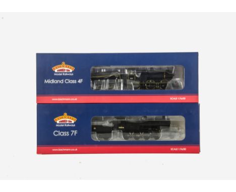 Two Bachmann OO Gauge S&DJR Locomotives and Tenders, comprising ref 31-880K (Bachmann Club LE 189/504) class 3F 0-6-0 no 58 i