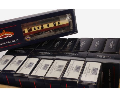 Twenty Bachmann BR Coaching Stock,  comprising 39-177 Full Brakes (12), 39-077C (2), 39-227B, 39-252A (Restaurant), 39-227B, 