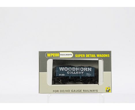 Rare Wrenn 00 Gauge Special Limited Edition Wagons, W5538, W5539 and W5540 'Woodhorn Colliery' 5 Plank Coal Wagons in light b