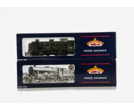 Two Bachmann OO Gauge ex-LMS Locomotives, comprising ref 31-175 Jubilee class 4-6-0 and tender no 45611 'Hong Kong', together