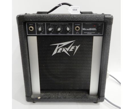 A Peavey Electronics Corporation MicroBASS bass amplifier serial number 8A-03634819 Condition Report: Available upon request