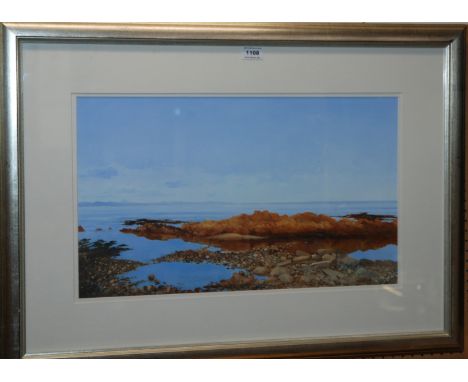 JOHN R TODD West Coast seascape, signed, acrylic, 35 x 59cm Condition Report: Available upon request