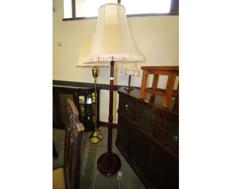 Brass Standard Lamp &amp; Other
