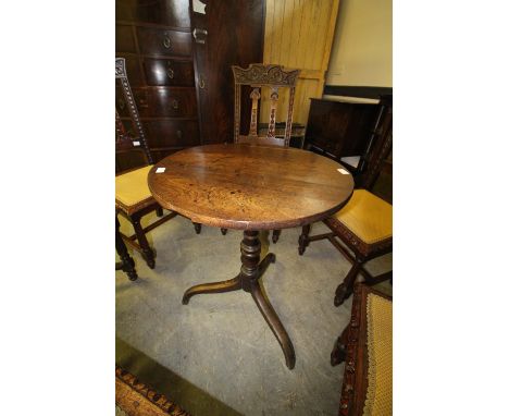 George III Mahogany Tripod Table