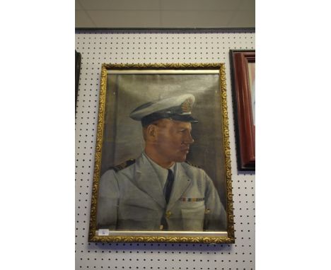 Ariana Campbell, oil painting, Portrait of Commander Patrick Stratton Campbell RN, 66cm x 48cm, signed and dated 1931, sold t