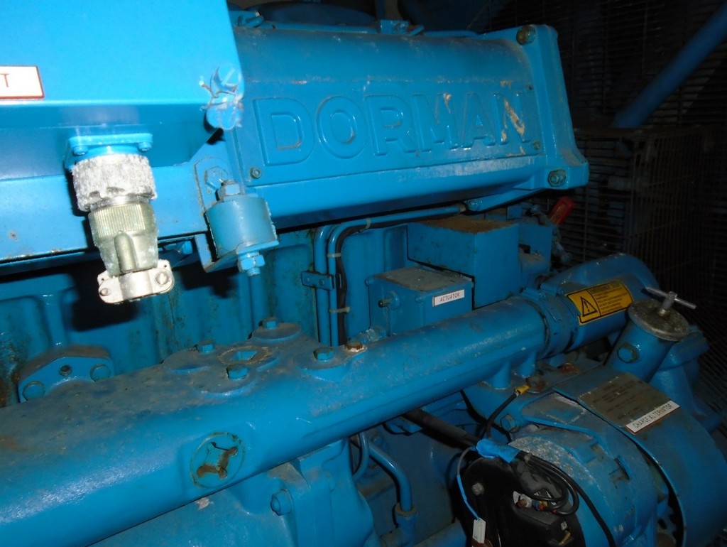DORMAN TYPE 6SETCR SIX CYLINDER DIESEL ENGINE 500KVA GENERATOR MOUNTED