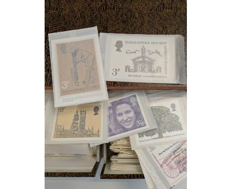Stamp Collection/Accumulation, in various boxes and albums overfilling a grocer's box, mainly British and Channel Islands/IoM