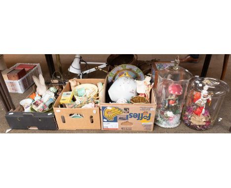 Three Boxes of Assorted Ceramics, including Sylvac animals, Masons, Buchan, Border Fine Arts, Hummel figures, together with a