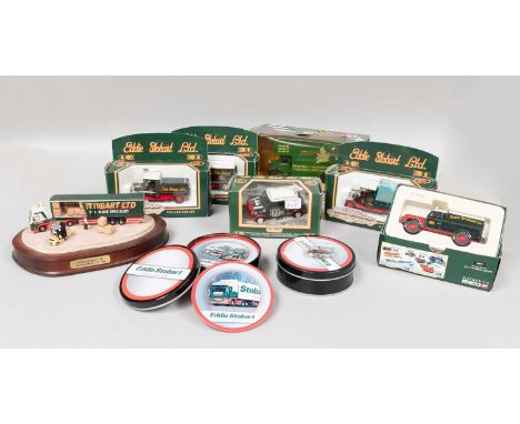 Border Fine Arts, Eddie Stobart Limited 20th Anniversary, limited edition 14/500, on wood base, with box and certificate, tog