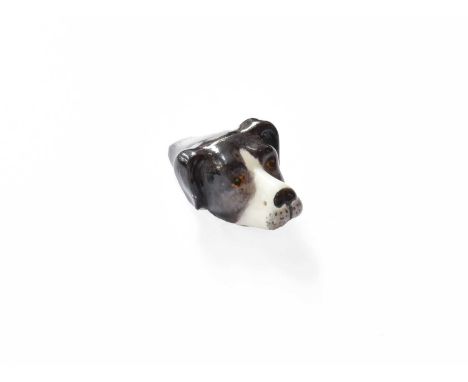 A Royal Worcester Porcelain Dog Whistle