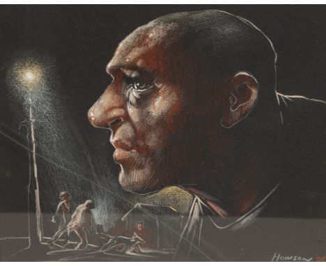 Peter Howson OBE (Scottish born 1958) ARR Framed pastel on paper, signed and dated 2006 'Reformer' 19.5cm x 24cm The pastel i