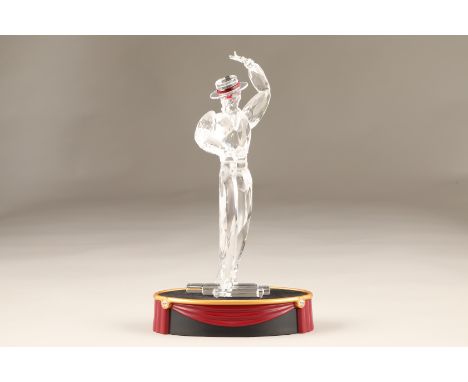 Swarovski crystal figure, Magic of Dance Antonio, boxed with papers. 21.5cm high Excellent Condition