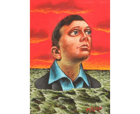 Graham McKean ARR Framed pastel, signed 'Portrait' 29cm x 20cm The pastel is in excellent condition throughout