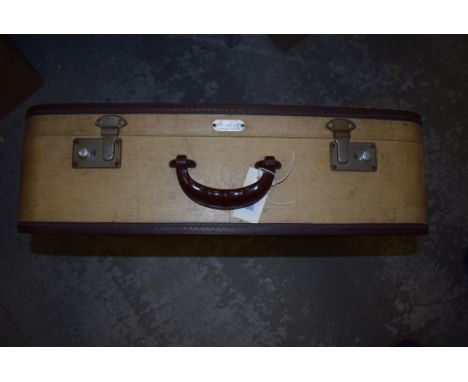 A vintage suitcase.