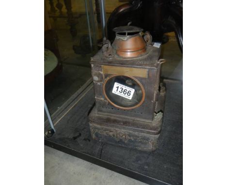 An LNER 'Barnetby' Lincolnshire railway lamp,
