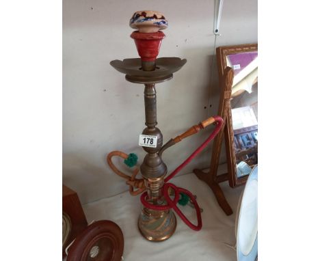 A vintage middle Eastern Hubble bubble pipe COLLECT ONLY