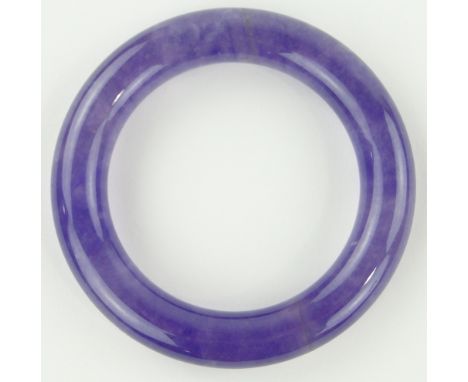 A Chinese jade bangle.