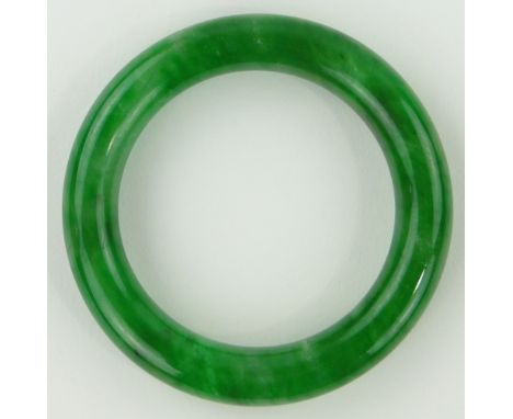 A Chinese jade bangle.