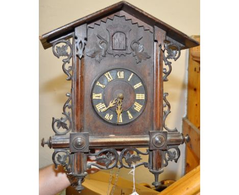A 19th century Black Forest cuckoo clock.