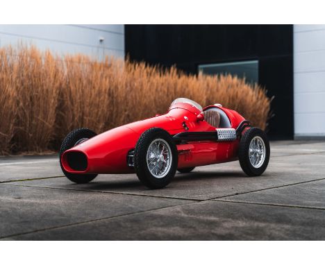 250F Child car• fitted with combustion engine• Built in Italy• Steel chassis, polyester body• Four-stroke 125cc engine• As ne