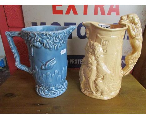 2 ceramic jugs by Wade &amp; Burleigh Ware