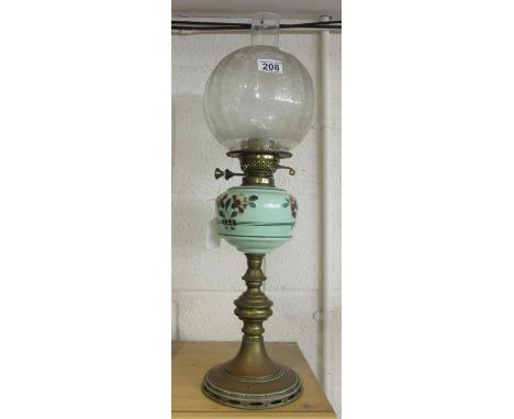 Victorian oil lamp