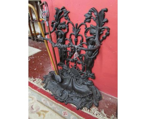 Heavy metal French stick stand and 2 sticks