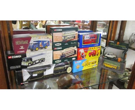 Collection of boxed Corgi die-cast vehicles