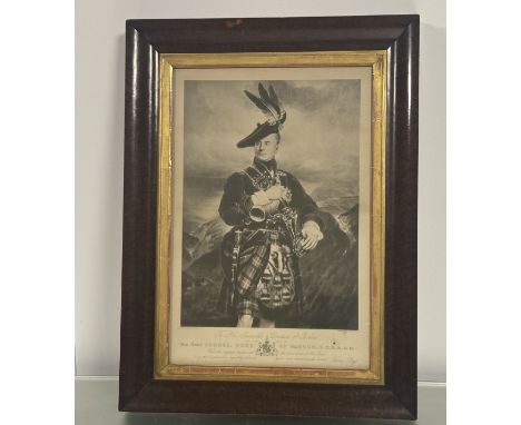 After George Saunders (Scottish 1774-1846), engraved after by John Lucas (British 1807-1874), Portrait of George Gordon 5th D