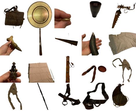 A collection of costumes and props from the Peter Jackson film series Lord of the Rings. Items to include a production used r