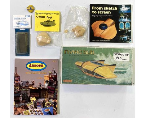 An original model made in 1975 by 'Aurora' of the 'Flying Sub' from 'Voyage to the Bottom of the Sea', a 'Aurora' models 'His