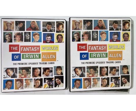 The Fantasy Worlds Of Irwin Allen - The Premiere Episodes Trading Cards - two printed lever arch files by Rittenhouse Archive