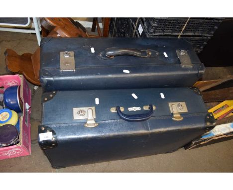 TWO VINTAGE SUITCASES