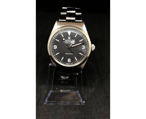Rolex, Explorer, Oyster Perpetual, a gents stainless steel wristwatch, Model No.5500, Case No.3207175, with box and outer box
