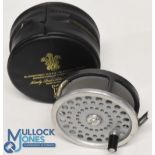 Hardy Bros "The Marquis Salmon No 1" alloy salmon fly reel 3 7/8" ventilated spool, 2 screw latch,
