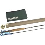 Sage USA XP 496 Graphite IIIe carbon trout fly rod 3 1/16 oz, 8ft 6" 2pc, line 4#, alloy uplocking