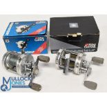 Abu Ambassadeur 6500 C3 multiplier, seat No 991015/11, twin handles, on/off check, original box,