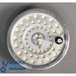 Hardy Bros "The Marquis 7" alloy spare spool, 3 7/16" ventilated spool, 2 screw latch, black handle,