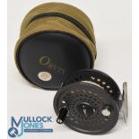 Orvis Battenkill, Made in England disc drag alloy trout 8/9 fly reel, 2 screw latch, counter