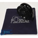 Orvis small mid arbor disc drag alloy fly reel 2 3/4" double vented spool, 3/4 WT line, 2 screw