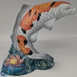 Beswick - A limited edition Koi Carp for UKI Ceramics, numbered 154/500 to the base, approximately