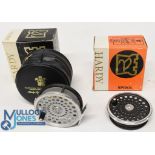 Hardy Bros "The Marquis 8/9" alloy trout fly reel with spare spool, 3 5/8" ventilated spool with 2