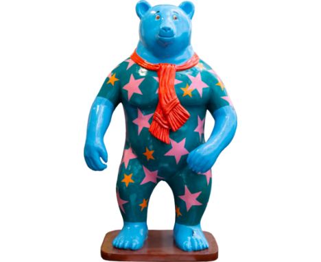 Blue Sky Bear Brilliantly painted by: John HurfordJohn was one of the real forces behind the British psychedelic art movement