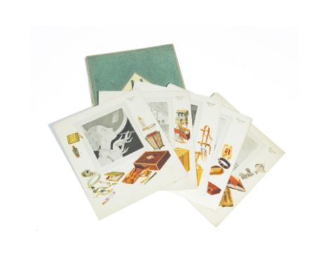 HERMES Sellier, circa 1925. Catalogue portefolioRegroupant plusieurs planches.Légères usures sur la couverture, planches en p